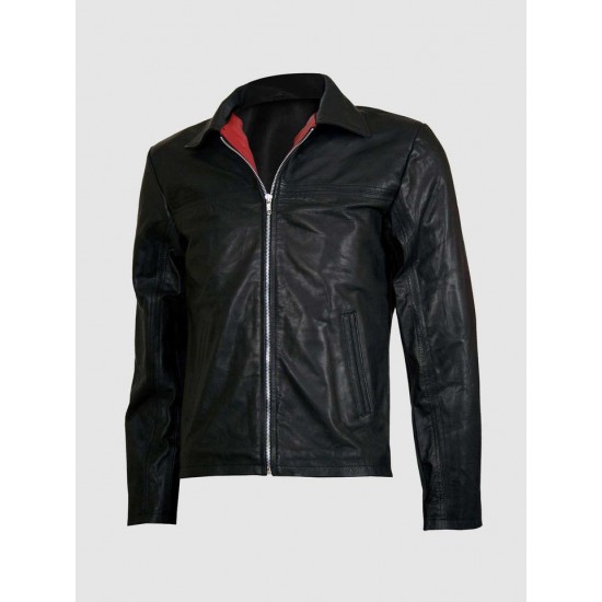 Racer Black Leather Jacket