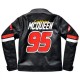 Racer Lightning Mcqueen Black Leather Jacket