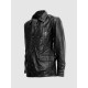 Reefer Black Leather Jacket