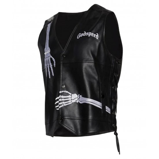 Rod Godspeed Vest Black Leather