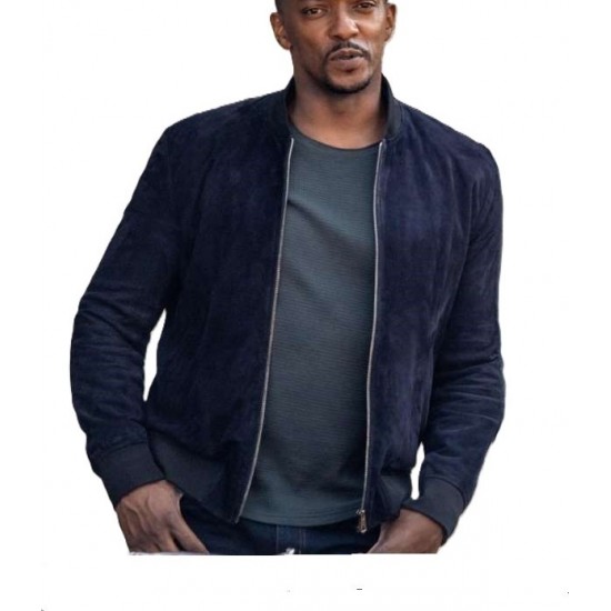 Sam Wilson Blue Bomber Jacket Captain America Brave New World