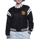 San Diego Padres Printed Logo Varsity Satin Jacket