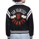 San Francisco Giants Printed Logo Varsity Satin Jacket