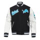 Script Tail Detroit Lions Classic Rib Varsity Jacket