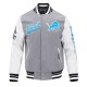 Script Tail Detroit Lions Classic Rib Varsity Jacket