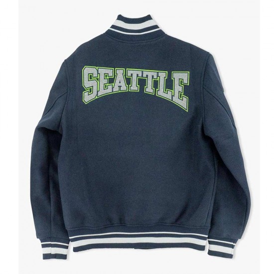 Seattle Seahawks Super Bowl Champions Varsity Jacket