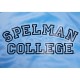 Spelman College Classic Rib Blue Satin Jacket