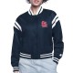 St. Louis Cardinals Printed Logo Varsity Satin Jacket