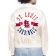 St. Louis Cardinals Printed Logo Varsity Satin Jacket