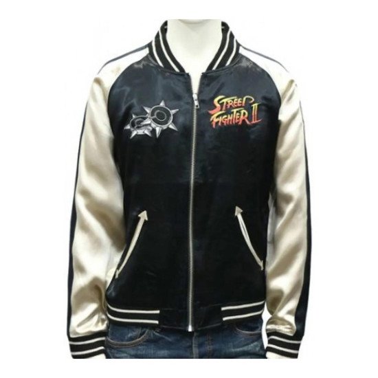 Street Fighter II Chun Li Bonus Stage Black Jacket