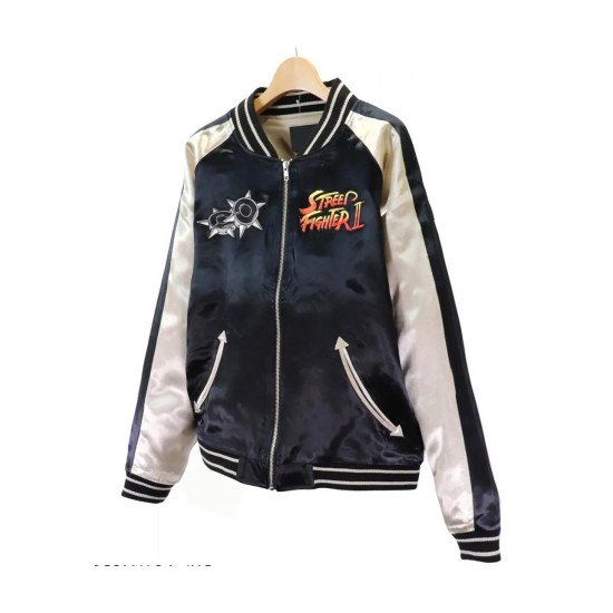 Street Fighter II Chun Li Bonus Stage Black Jacket