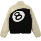 Stussy 8 Ball Sherpa Reversible Fleece Jacket