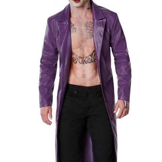 Suicide Squad Joker Purple Coat