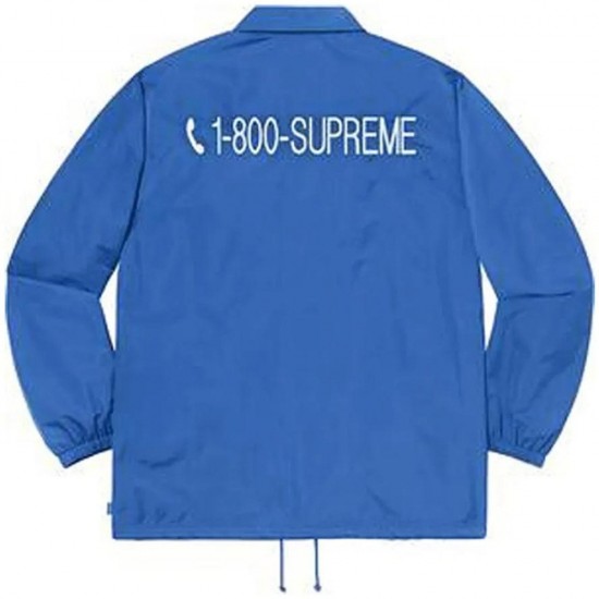 Supreme 1-800 Coaches Blue Jacket