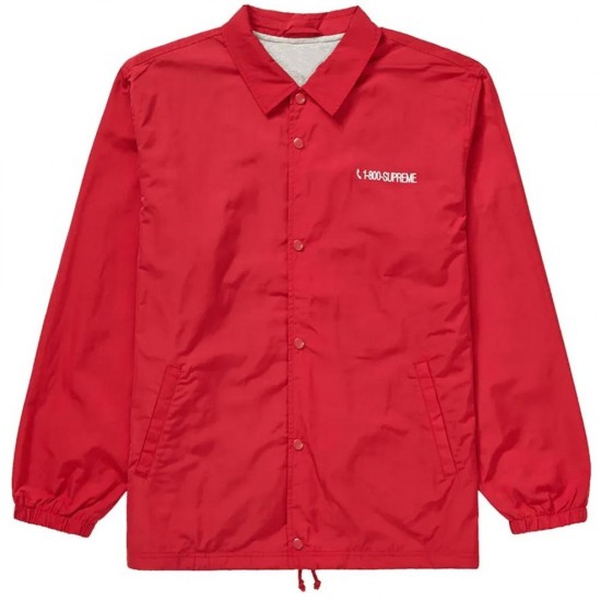 Supreme 1-800 Coaches Red Jacket