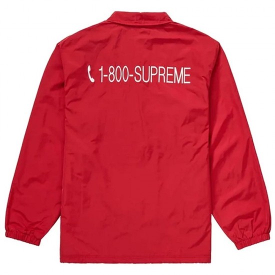 Supreme 1-800 Coaches Red Jacket