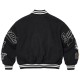 Supreme NY Veritas Full-Snap Wool Varsity Jacket