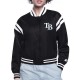 Tampa Bay Rays Printed Logo Varsity Satin Jacket