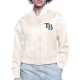 Tampa Bay Rays Printed Logo Varsity Satin Jacket