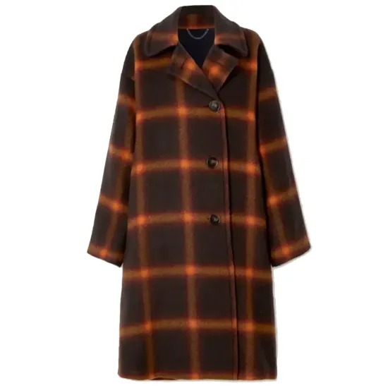 Taylor Swift Evermore Checked Coat