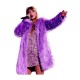 Taylor Swift Purple Fluffy Fur Jacket