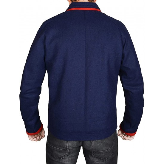 Jason Sudeikis Ted Lasso Blue Track Jacket