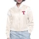 Texas Rangers Printed Logo Varsity Satin Jacket