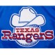 Texas Rangers Retro Classic Rib Royal Satin Jacket