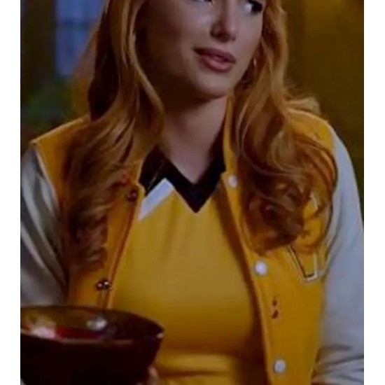 The Babysitter 2 Bella Thorne Yellow Varsity Jacket