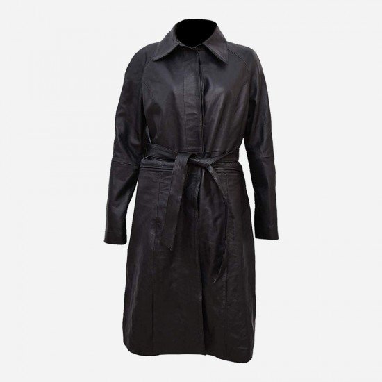 The Crimes Of Grindelwald Tina Goldstein Black Leather Coat