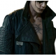 The Crow Bill Skarsgard Black Leather Coat