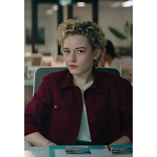 The Royal Hotel Julia Garner Red Jacket