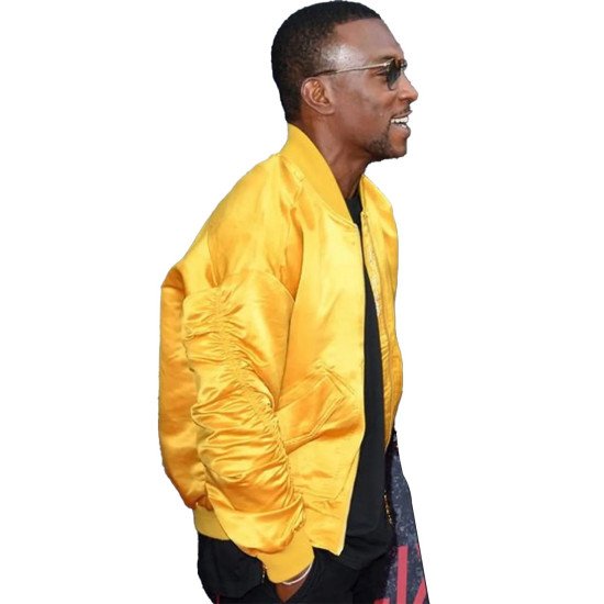 Top Boy S03 Ashley Walters Yellow Bomber Jacket