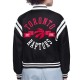 Toronto Raptors Printed Logo Varsity Satin Jacket