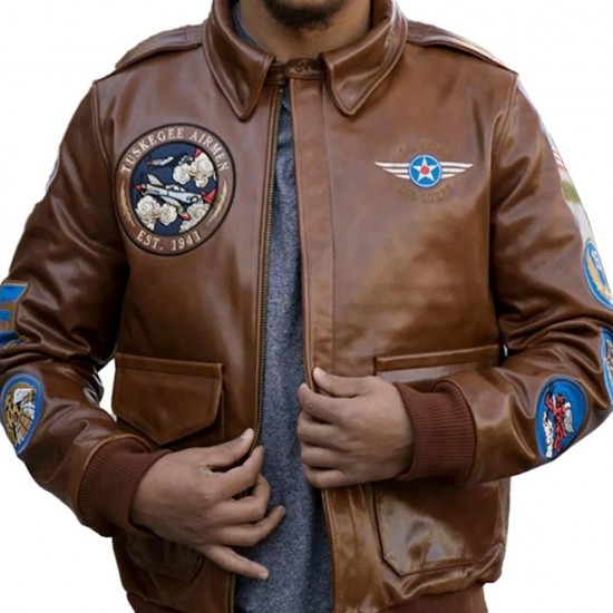 Tuskegee Airmen Fighter A2 Leather Jacket