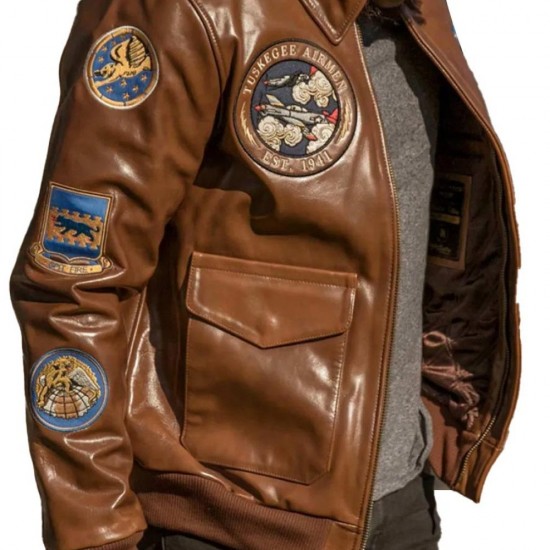 Tuskegee Airmen Fighter A2 Leather Jacket