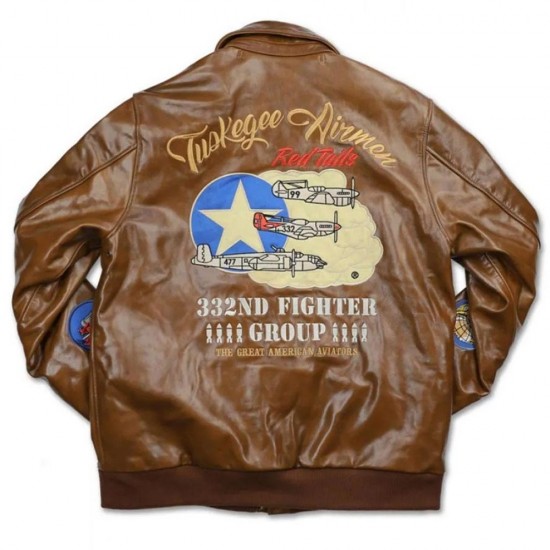 Tuskegee Airmen Fighter A2 Leather Jacket