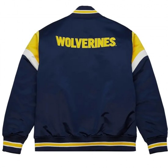 University Of Michigan Navy Blue Letterman Jacket