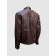 Vintage Brown Leather Jacket