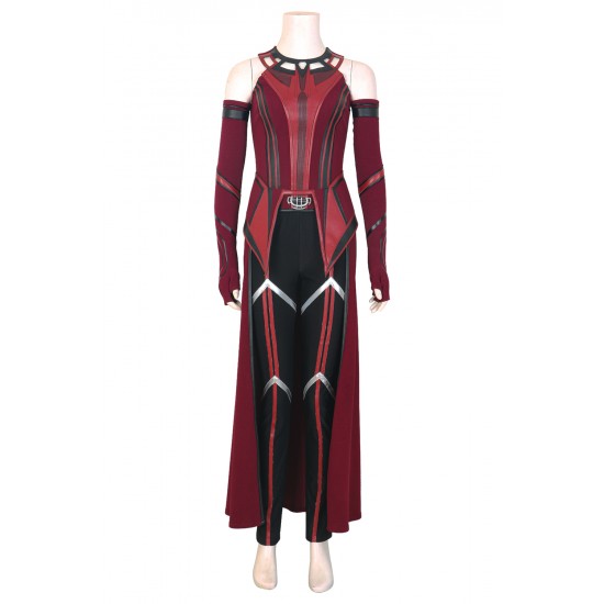 Wandavision Scarlet Witch Cosplay Costume Outfits Halloween Carnival Suit