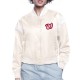 Washington Nationals Printed Logo Varsity Satin Jacket