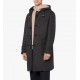 Men's WEIR Grey Hooded Wool Duffle Coat