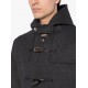 Men's WEIR Grey Hooded Wool Duffle Coat