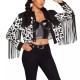 Western Cow Print Jacket