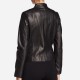 Women Madame Black Leather Jacket