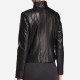 Women Victoria Black Leather Biker Jacket