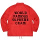 World Famous Supreme Team Red Bomber Satin Jacket