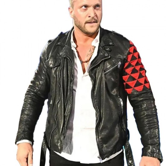 WWE Karrion Kross Black Leather Jacket