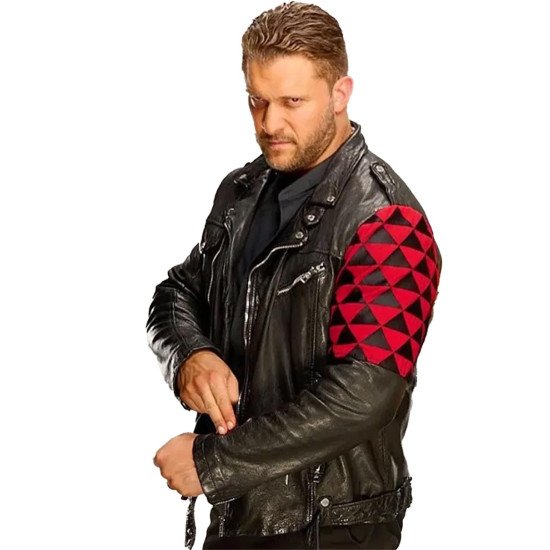 WWE Karrion Kross Black Leather Jacket